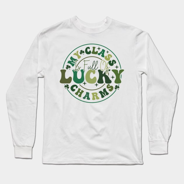 st patricks day teacher Long Sleeve T-Shirt by Red Bayou